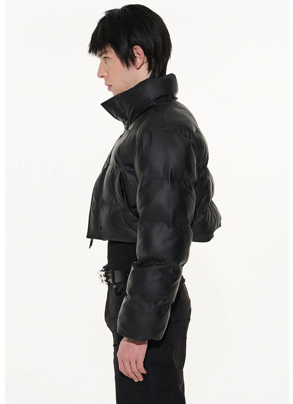 Short Silhouette Strap Down Jacket