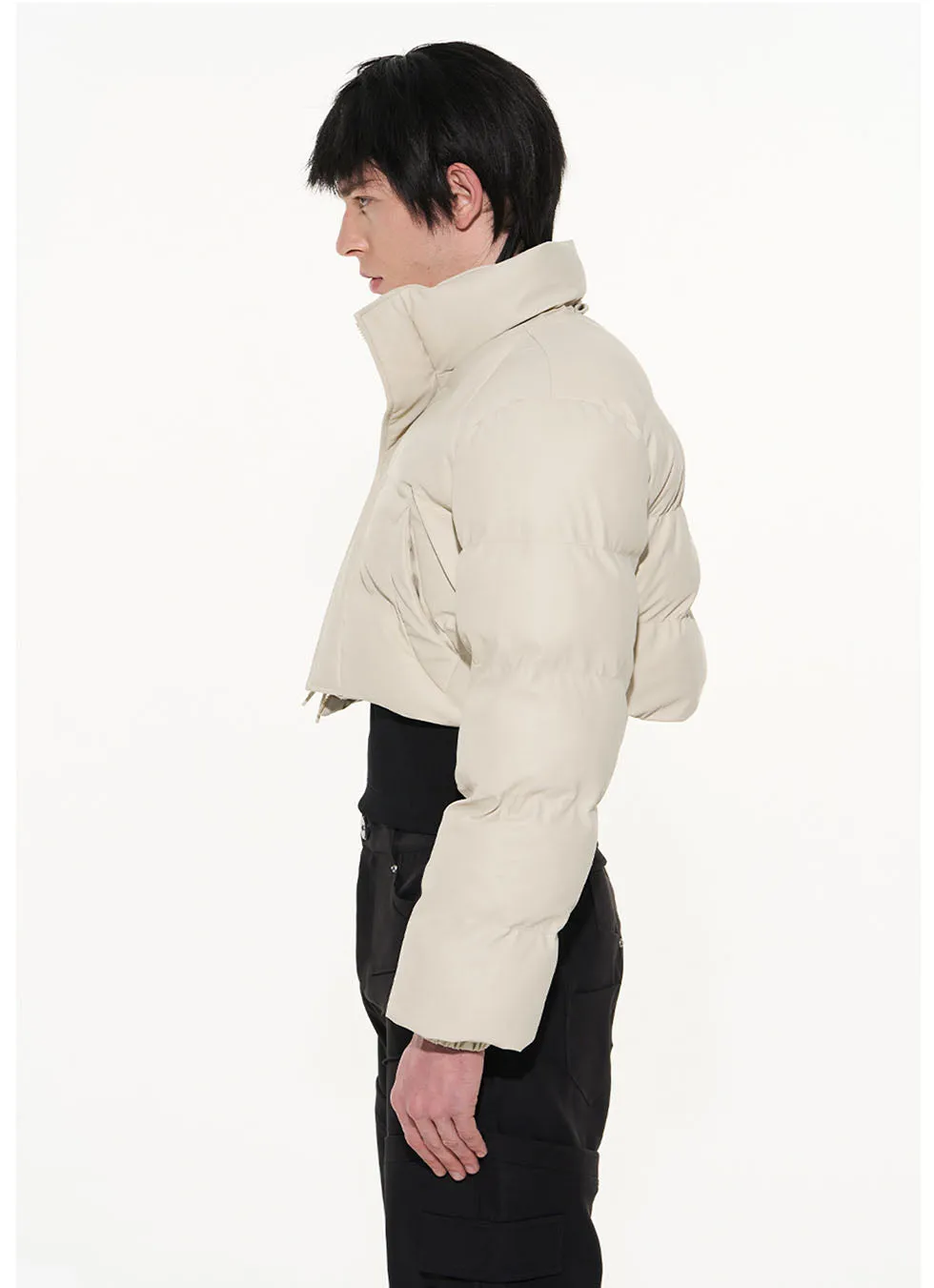 Short Silhouette Strap Down Jacket