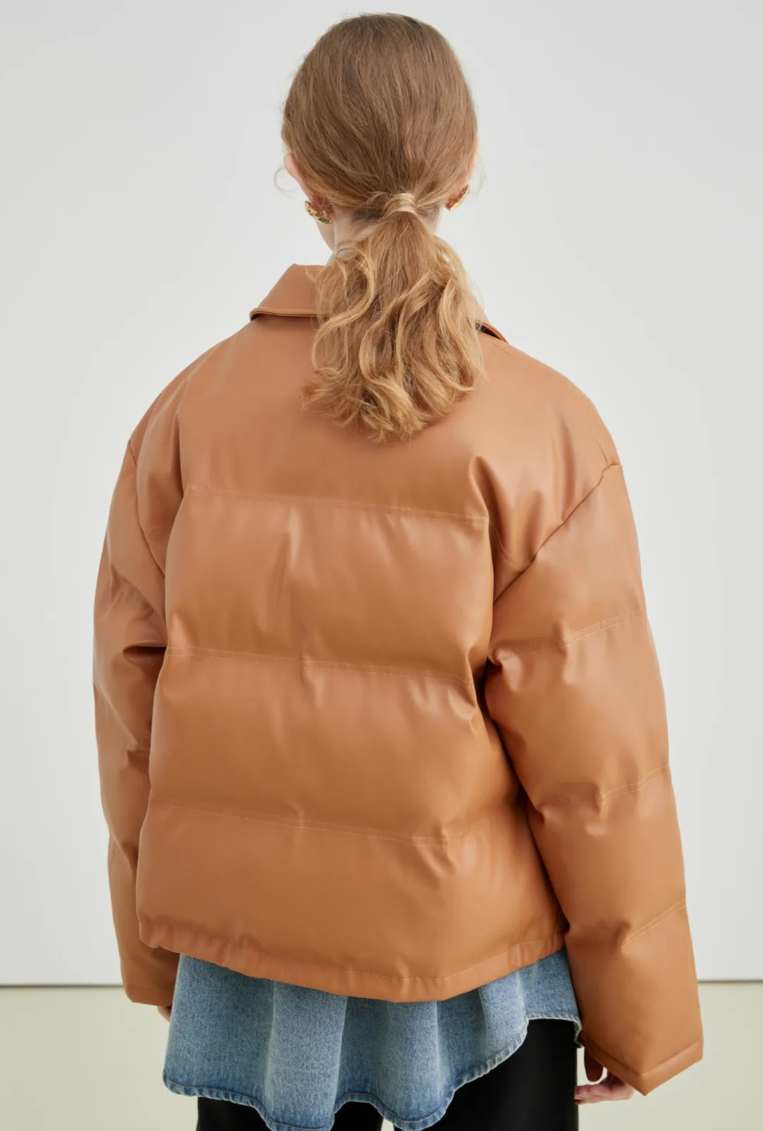 Short White Duck Down Jacket