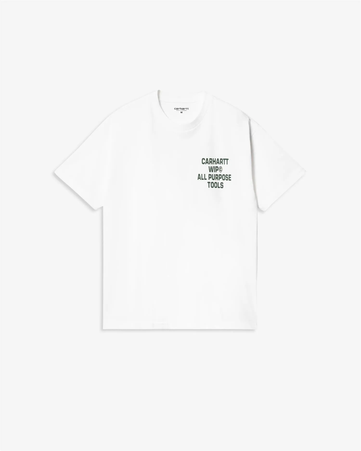 S/S CROSS SCREW T-SHIRT - WHITE