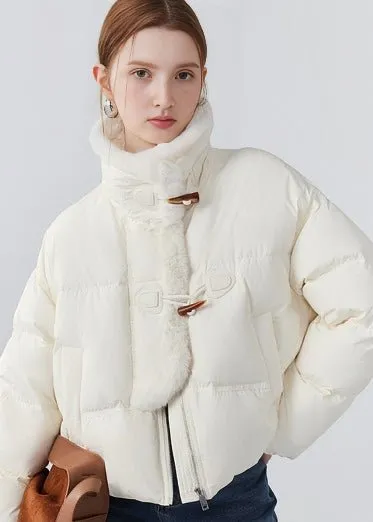 STAND COLLAR SHORT DOWN JACKET