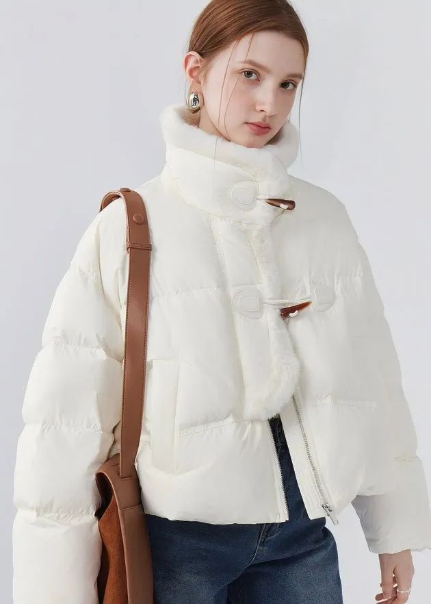 STAND COLLAR SHORT DOWN JACKET