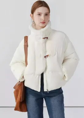 STAND COLLAR SHORT DOWN JACKET