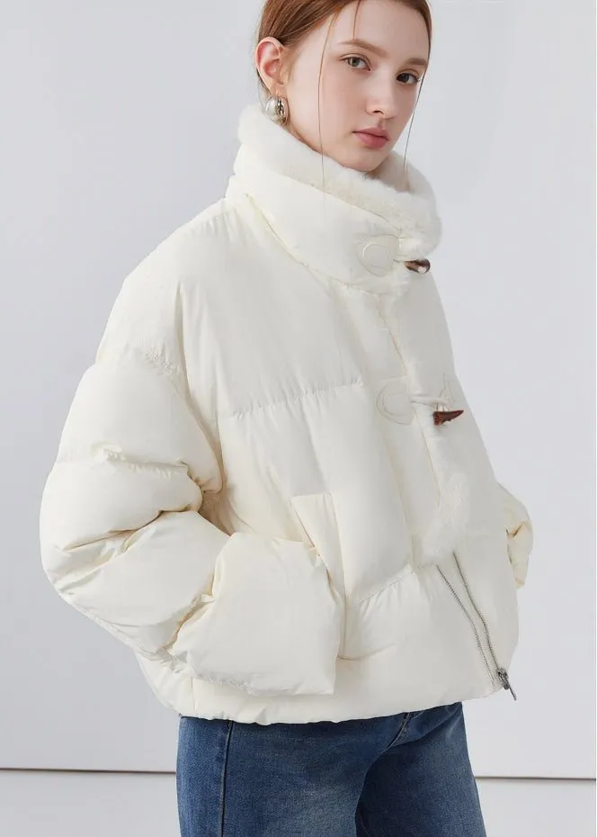 STAND COLLAR SHORT DOWN JACKET