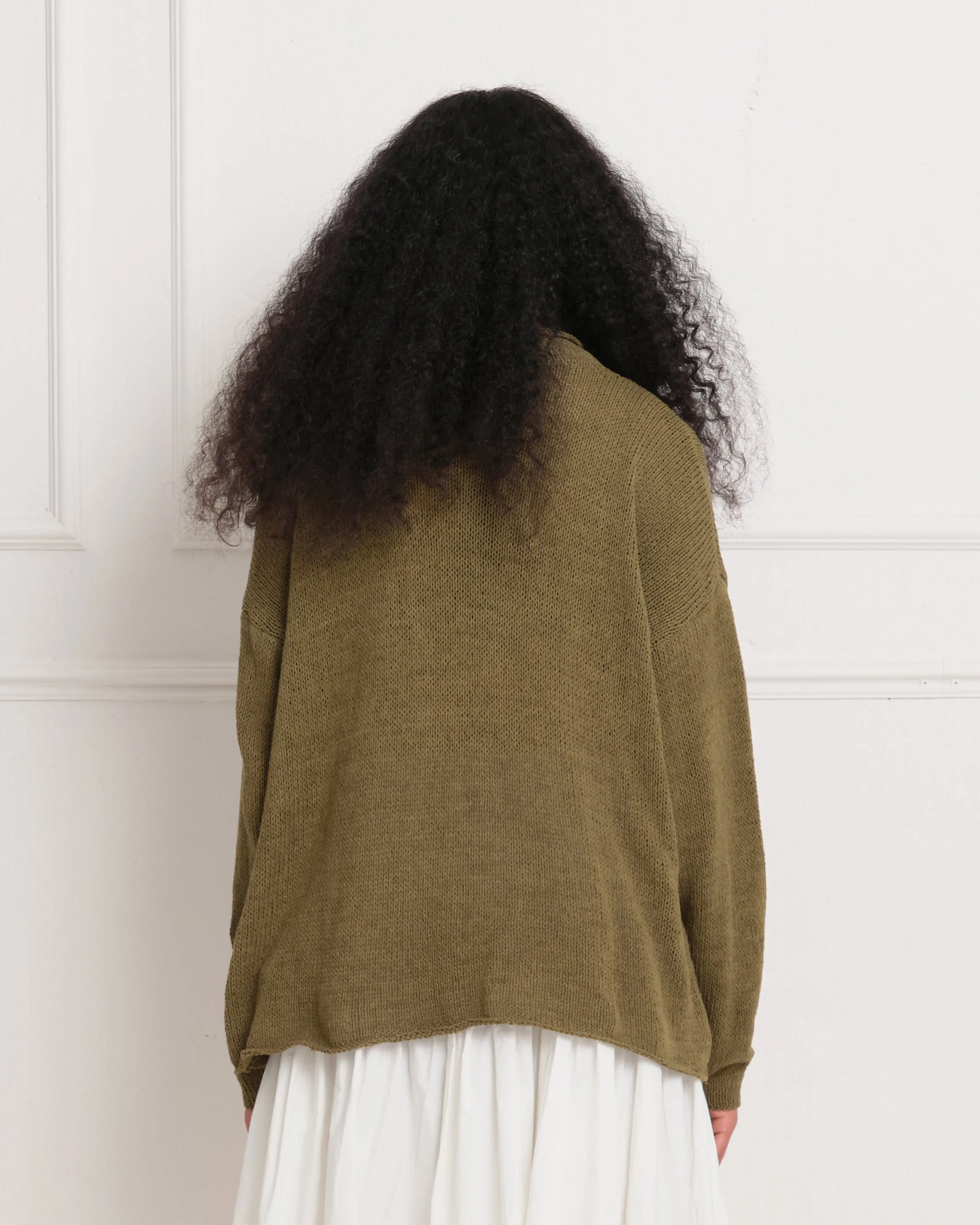 Twinsun Knit Rollneck - Olive Bugging