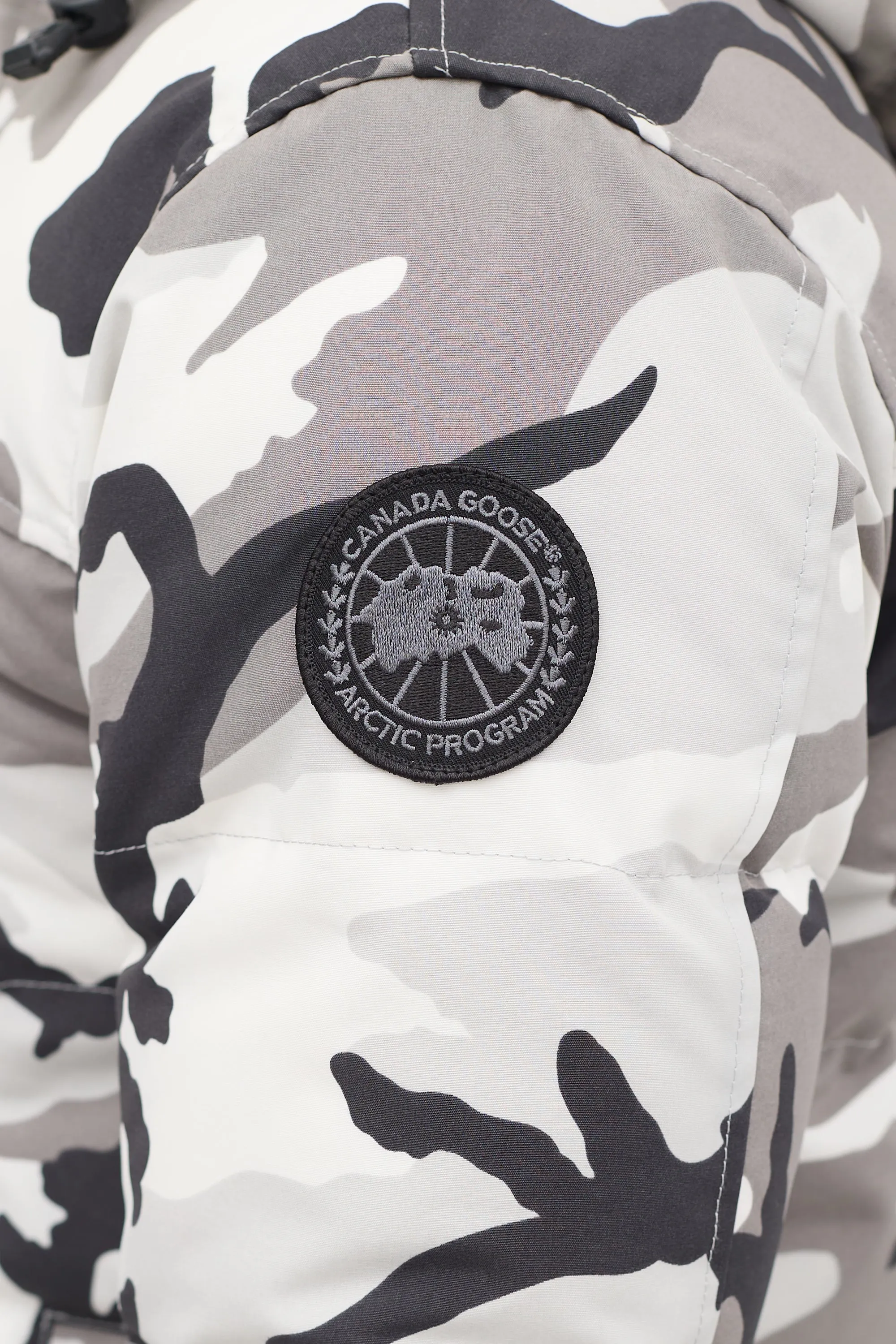 White & Grey Down Camo MacMillan Jacket