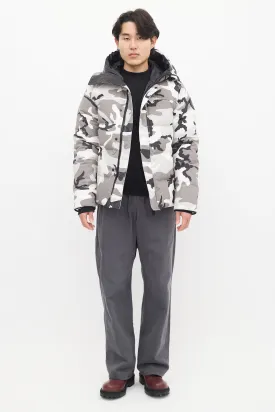 White & Grey Down Camo MacMillan Jacket