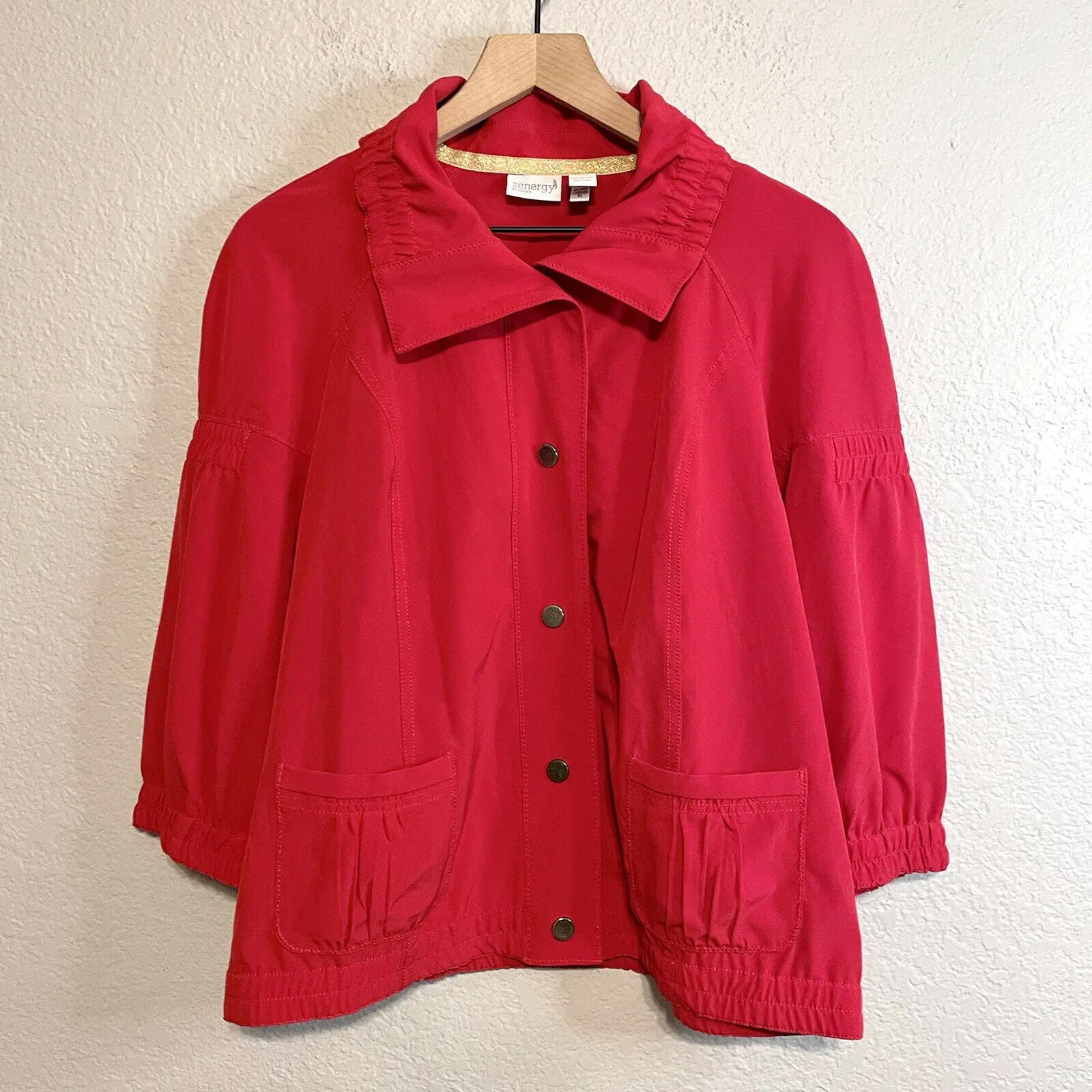 Windbreaker Button Jacket