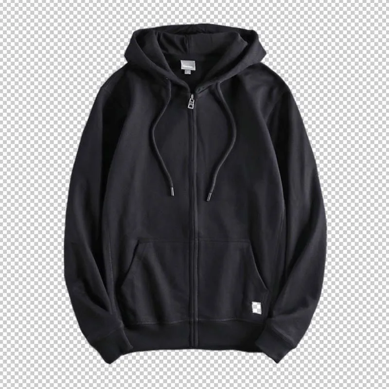 Zipper Hoodies Men's Regular Fit Hooded Sweatshirt